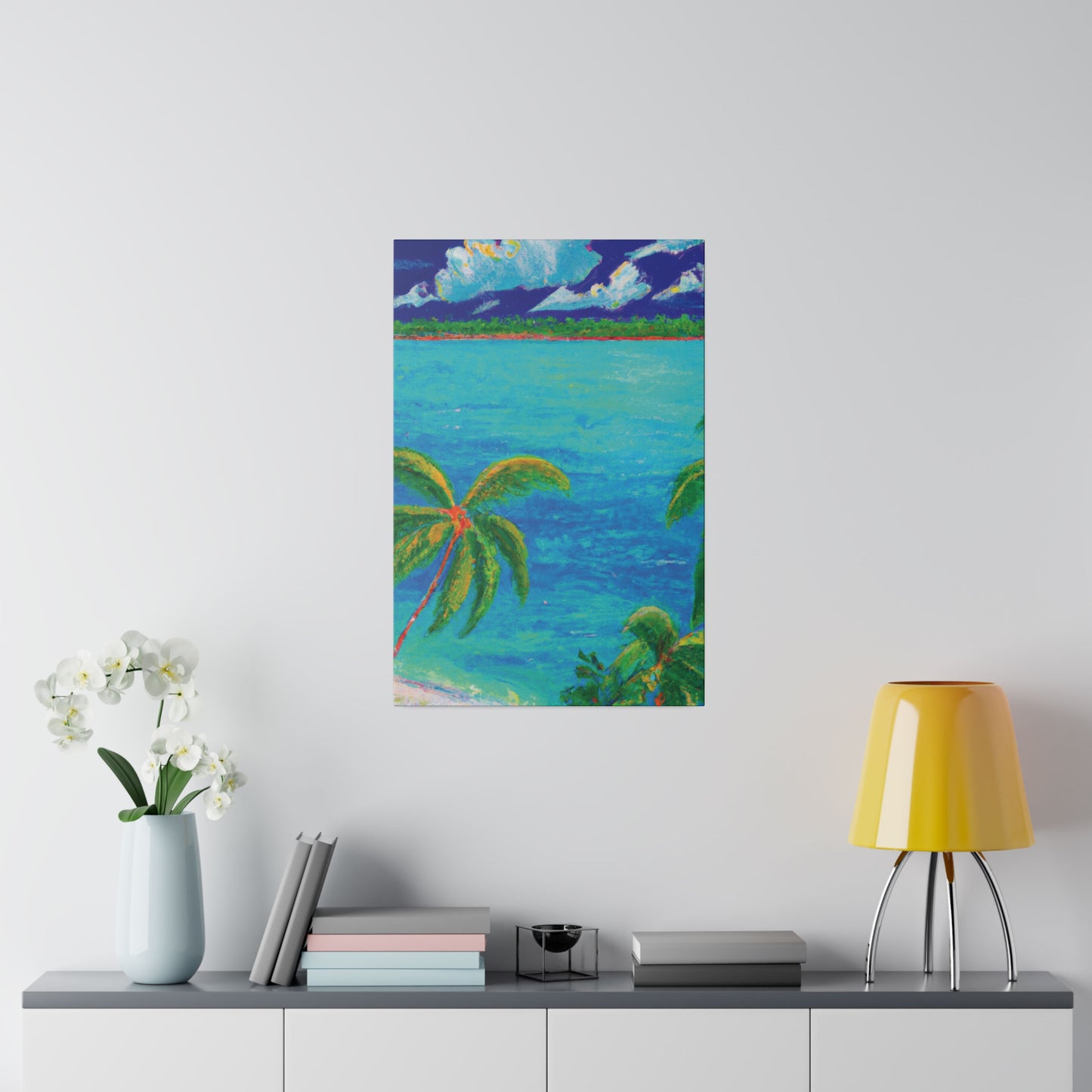 5654U - Bahamas Ocean Painting Print | Bahamas | Ocean | Beach | Poster | Home Decor | Wall Art | Canvas