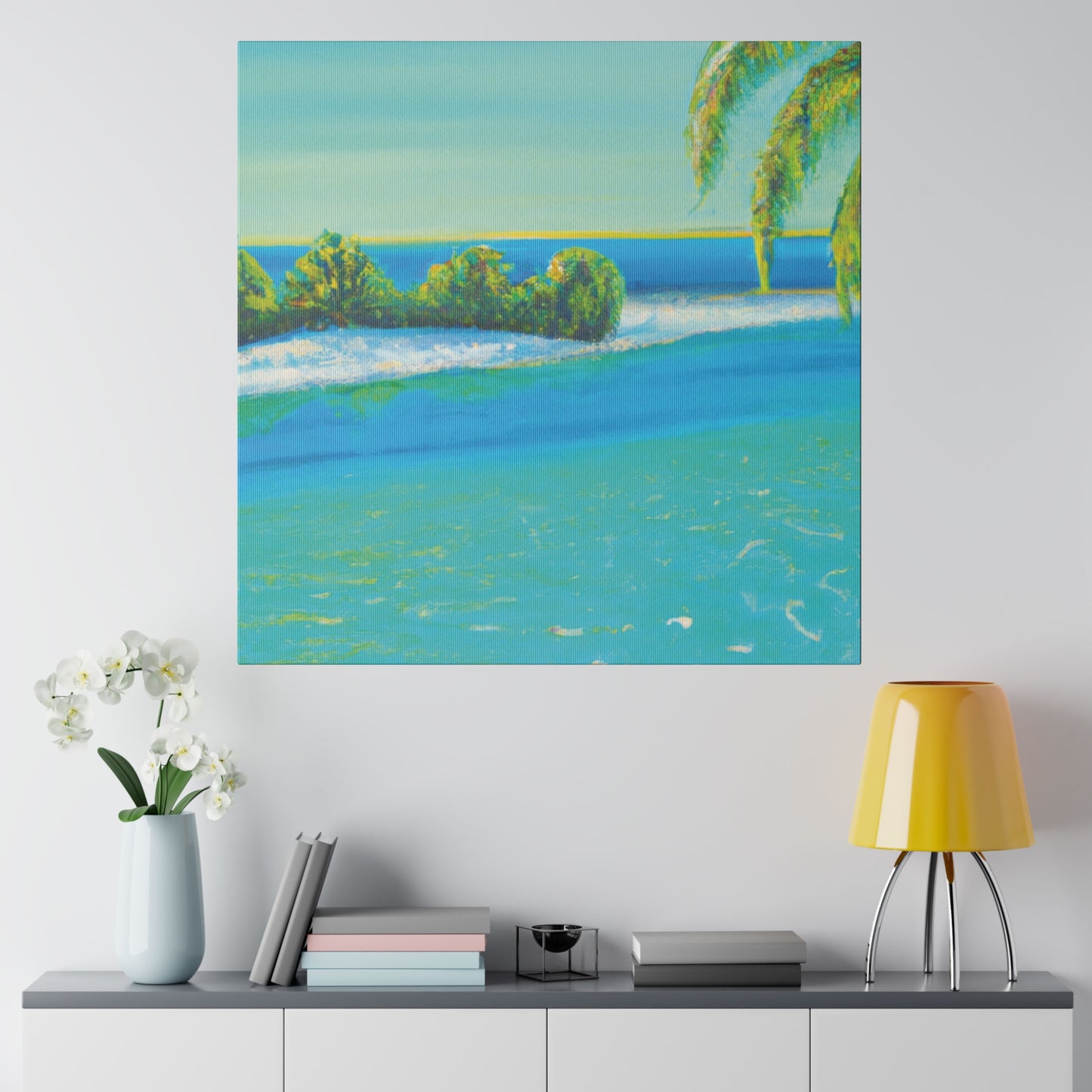 5234Y - Bahamas Ocean Painting Print | Bahamas | Ocean | Beach | Poster | Home Decor | Wall Art | Canvas