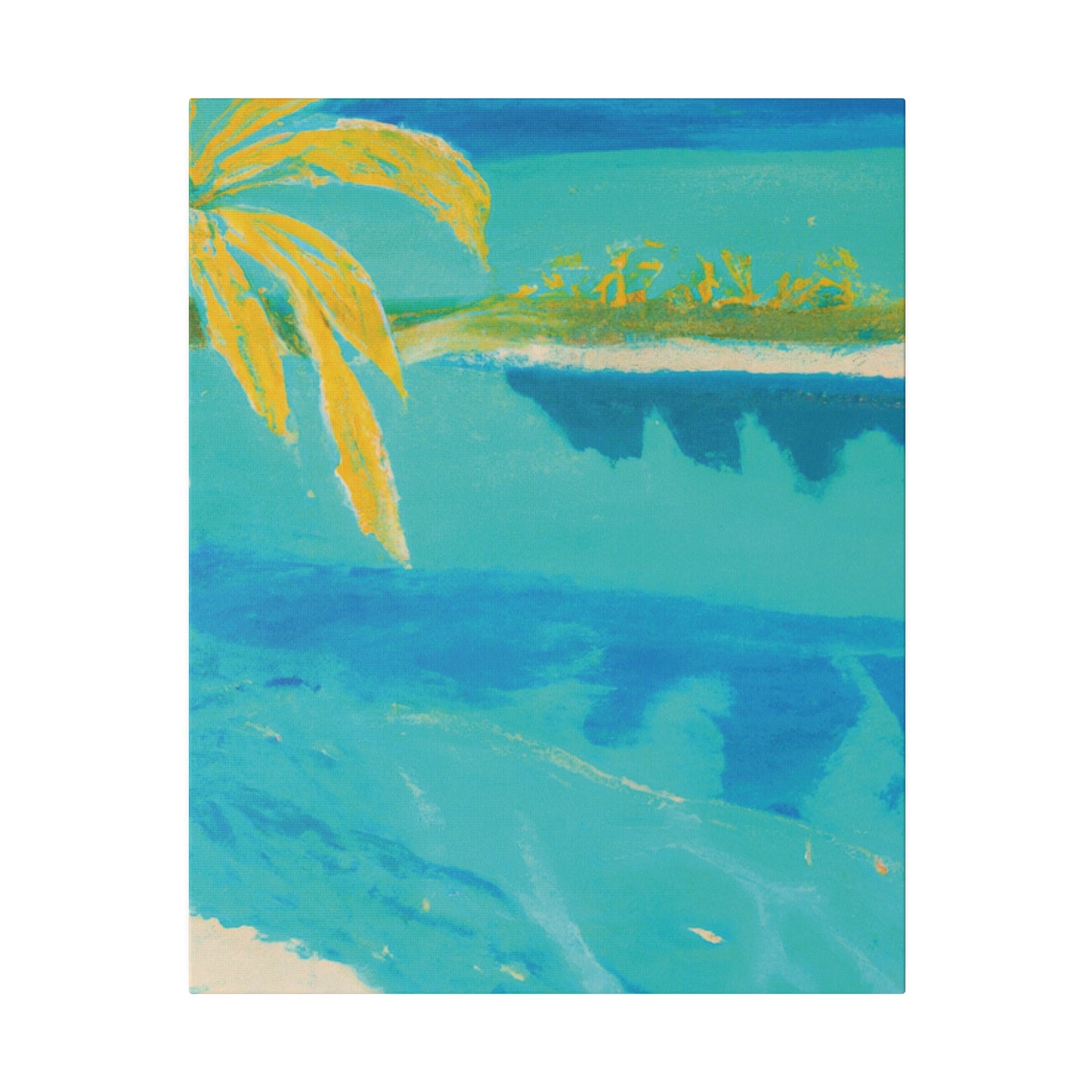 9110Q - Bahamas Ocean Painting Print | Bahamas | Ocean | Beach | Poster | Home Decor | Wall Art | Canvas