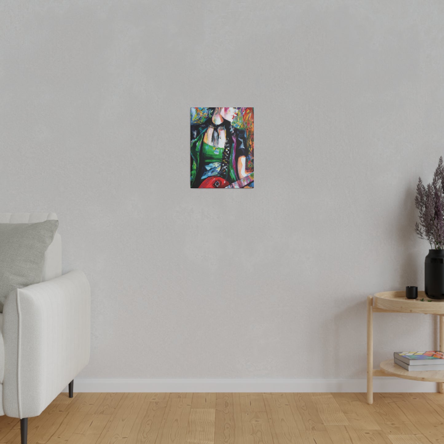 9737J - Rockstar Oil Painting Style Print | Poster | Home Decor | Wall Art | Music Art | Canvas