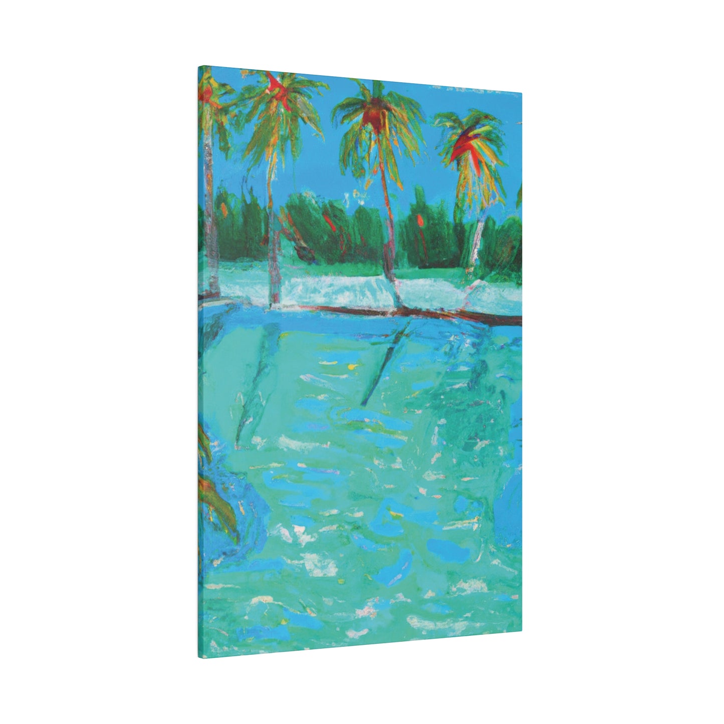 8483P - Bahamas Ocean Painting Print | Bahamas | Ocean | Beach | Poster | Home Decor | Wall Art | Canvas