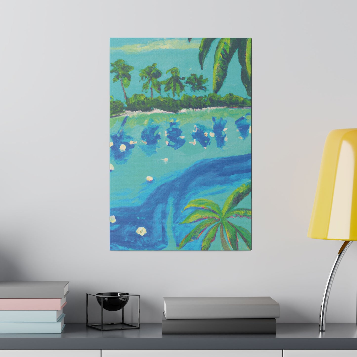 7772T - Bahamas Ocean Painting Print | Bahamas | Ocean | Beach | Poster | Home Decor | Wall Art | Canvas