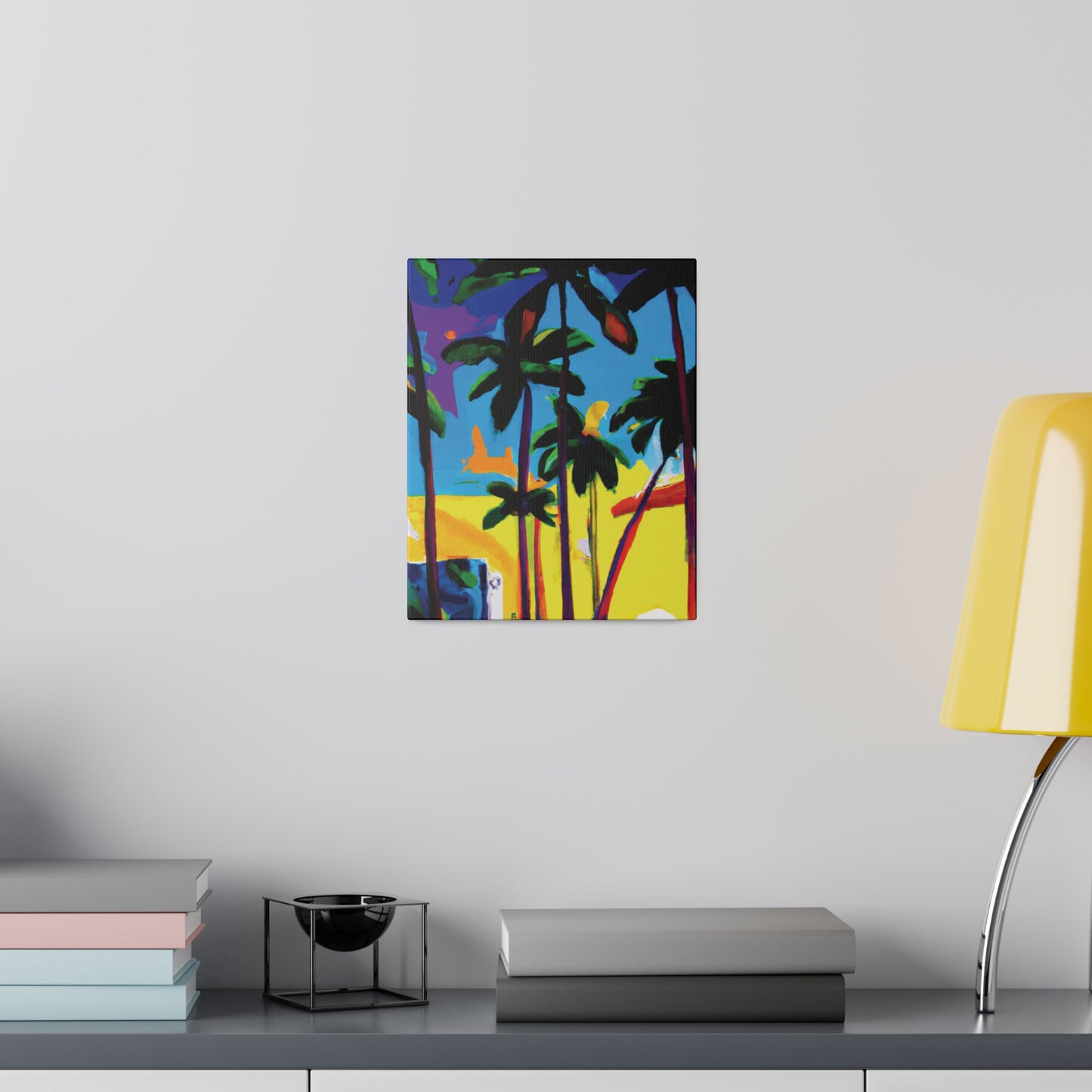 7182X - Miami Beach Sunset Painting Print | Miami | Beach | Sunset | Poster | Home Decor | Wall Art | Canvas