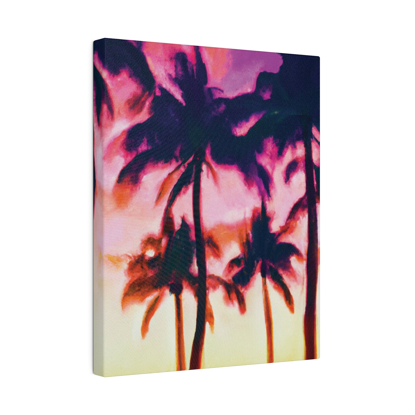 7266A - Miami Beach Sunset Painting Print | Miami | Beach | Sunset | Poster | Home Decor | Wall Art | Canvas