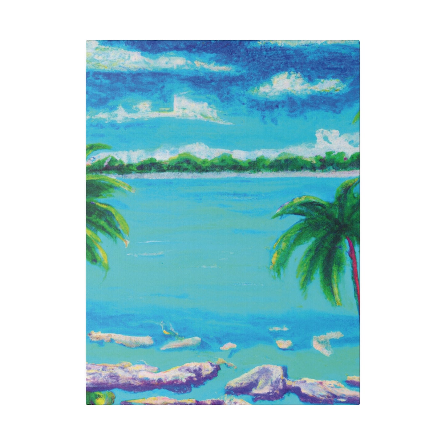 9293Y - Bahamas Ocean Painting Print | Bahamas | Ocean | Beach | Poster | Home Decor | Wall Art | Canvas