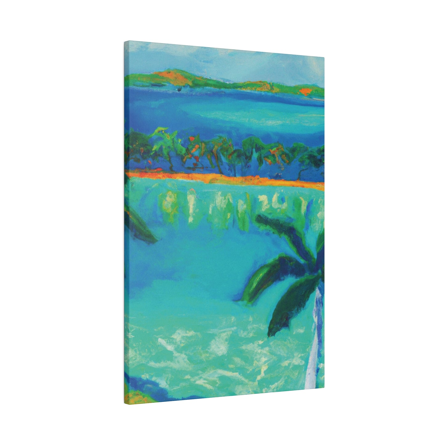 3784F - Bahamas Ocean Painting Print | Bahamas | Ocean | Beach | Poster | Home Decor | Wall Art | Canvas