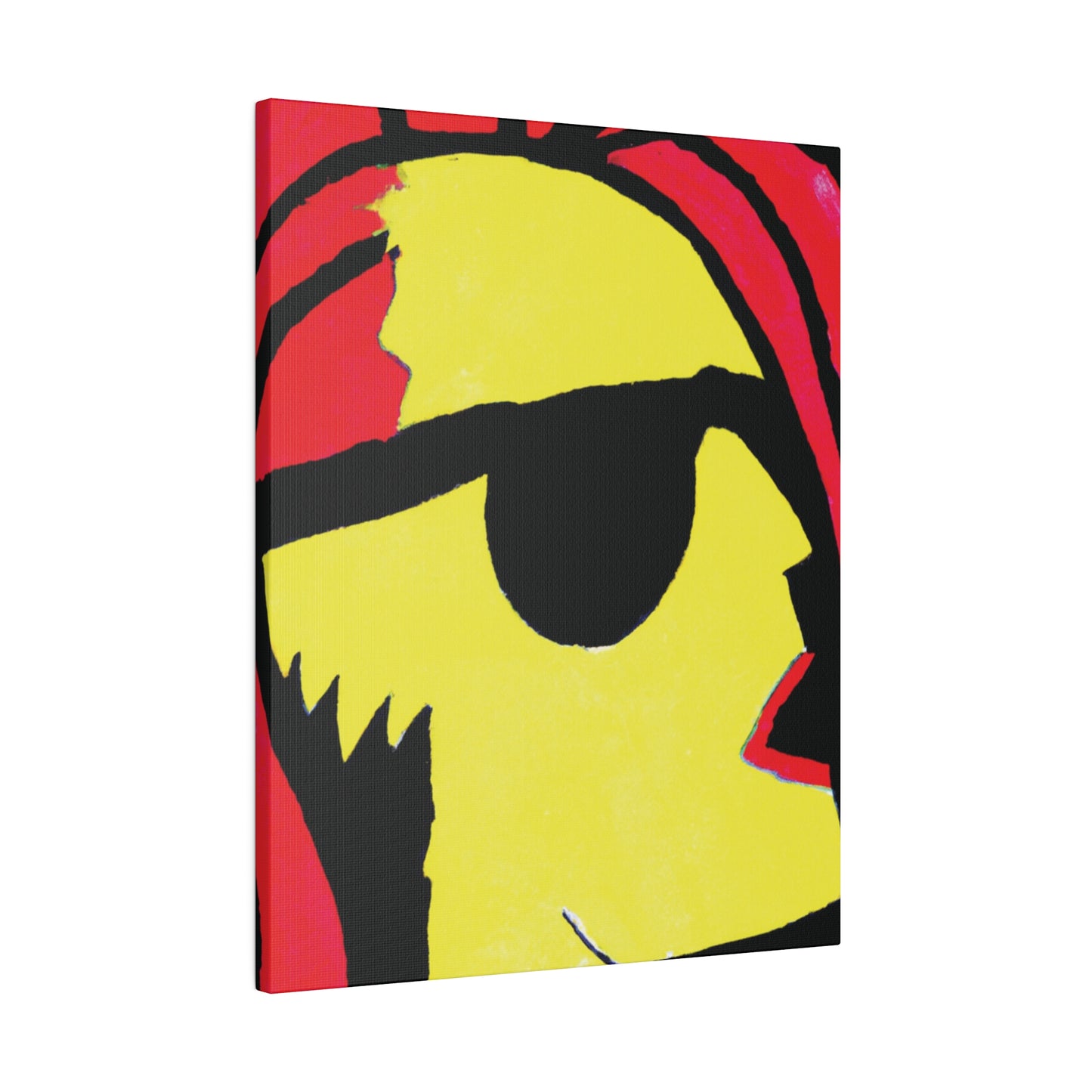 9456P - Rockstar Painting Print | Face | Abstract | Poster | Home Decor | Wall Art | Music Art | Canvas