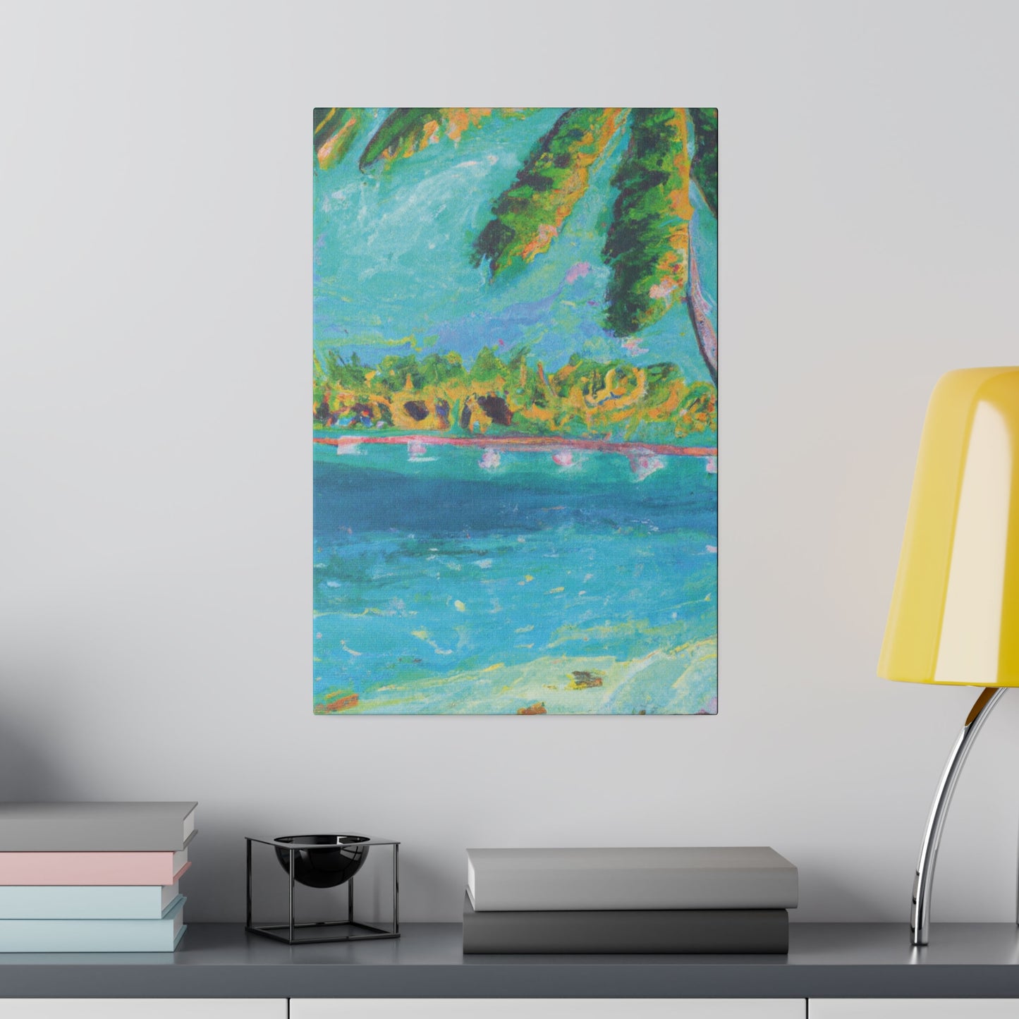 4831J - Bahamas Ocean Painting Print | Bahamas | Ocean | Beach | Poster | Home Decor | Wall Art | Canvas