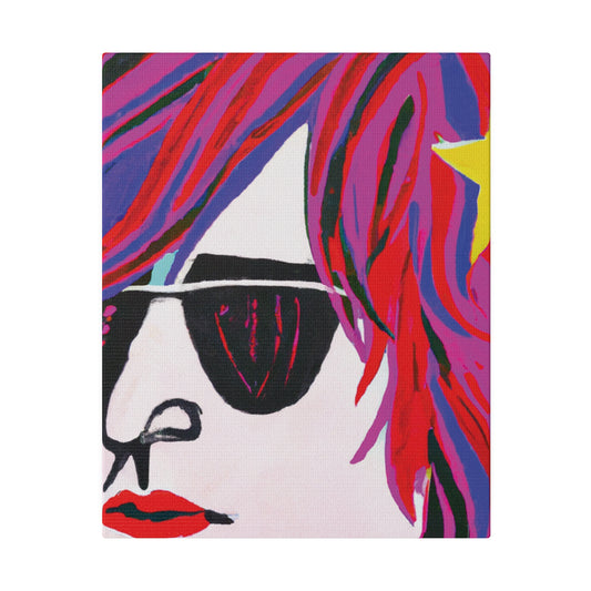 3293X - Rockstar Painting Print | Face | Abstract | Poster | Home Decor | Wall Art | Music Art | Canvas