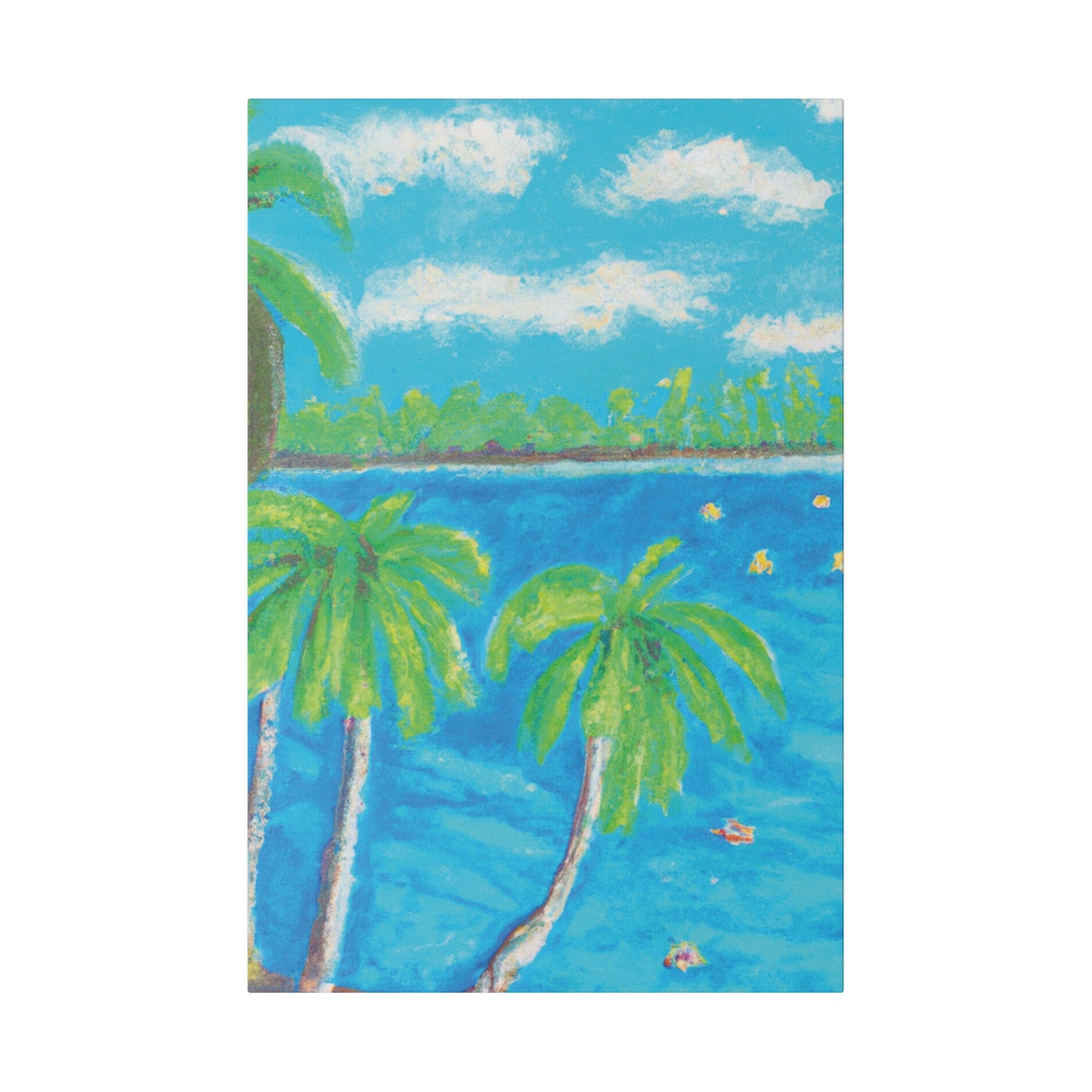 5753V - Bahamas Ocean Painting Print | Bahamas | Ocean | Beach | Poster | Home Decor | Wall Art | Canvas