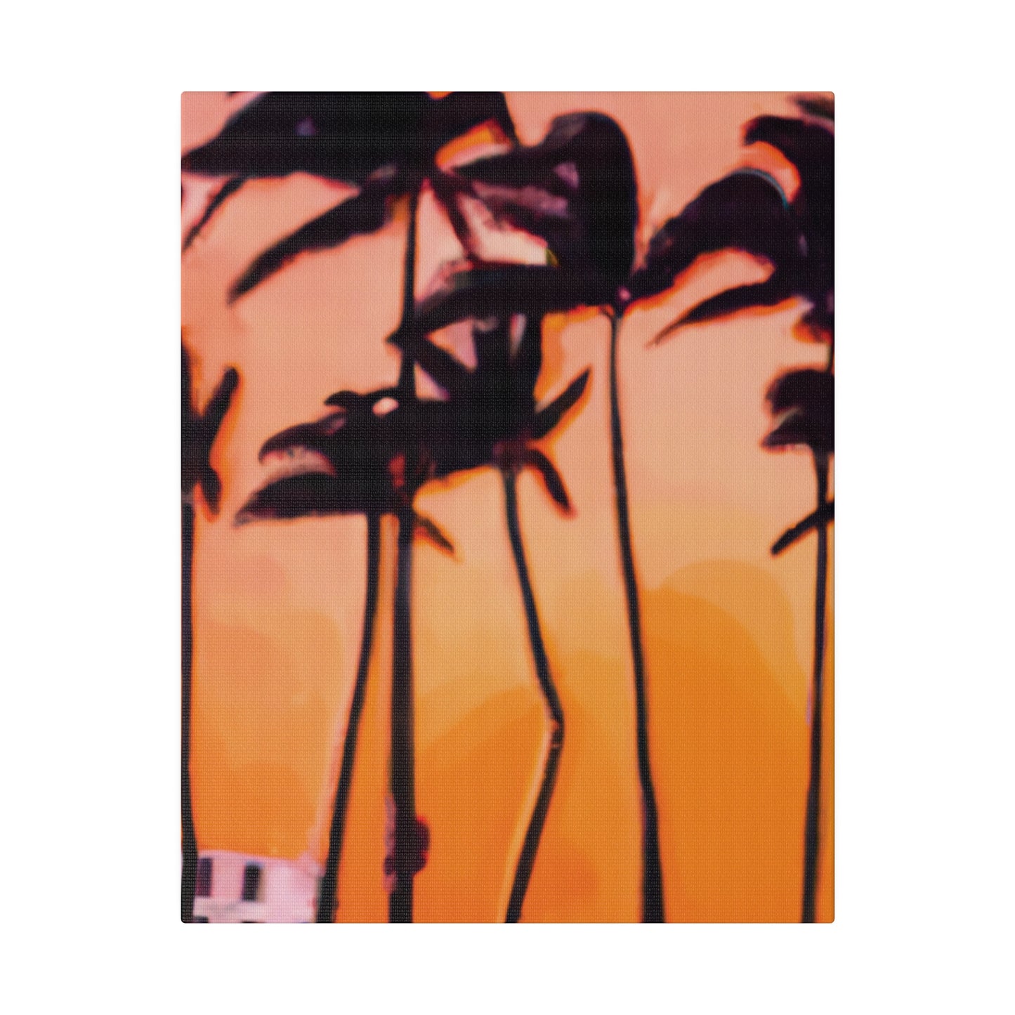 9837K - Miami Beach Sunset Painting Print | Miami | Beach | Sunset | Poster | Home Decor | Wall Art | Canvas