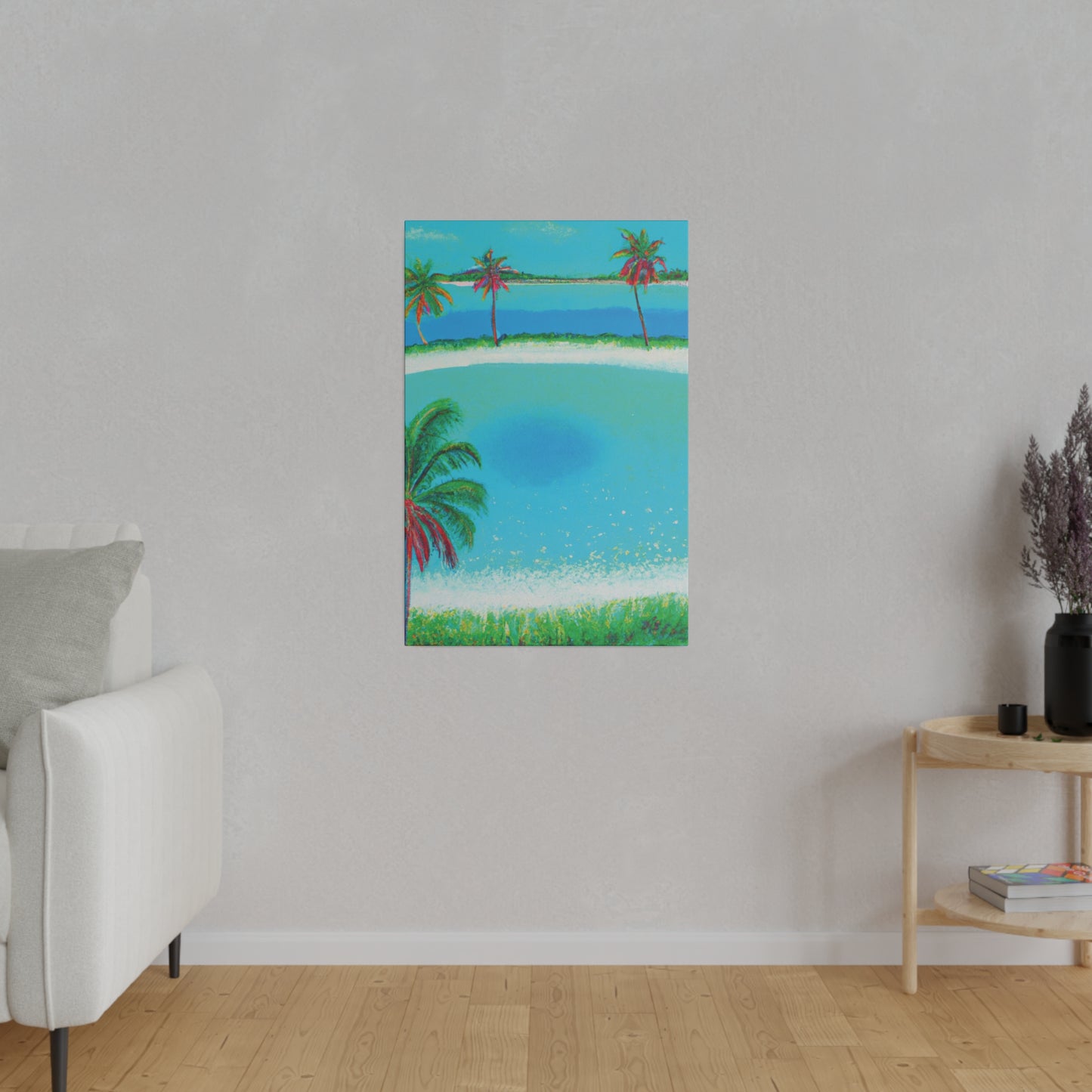 2198G - Bahamas Ocean Painting Print | Bahamas | Ocean | Beach | Poster | Home Decor | Wall Art | Canvas