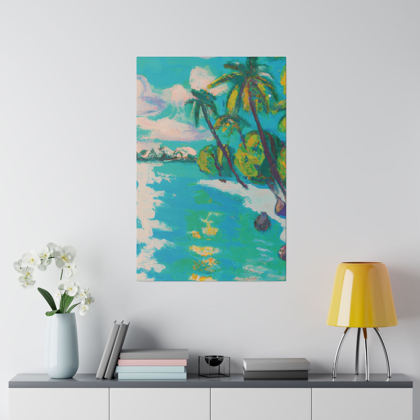 1787U - Bahamas Ocean Painting Print | Bahamas | Ocean | Beach | Poster | Home Decor | Wall Art | Canvas