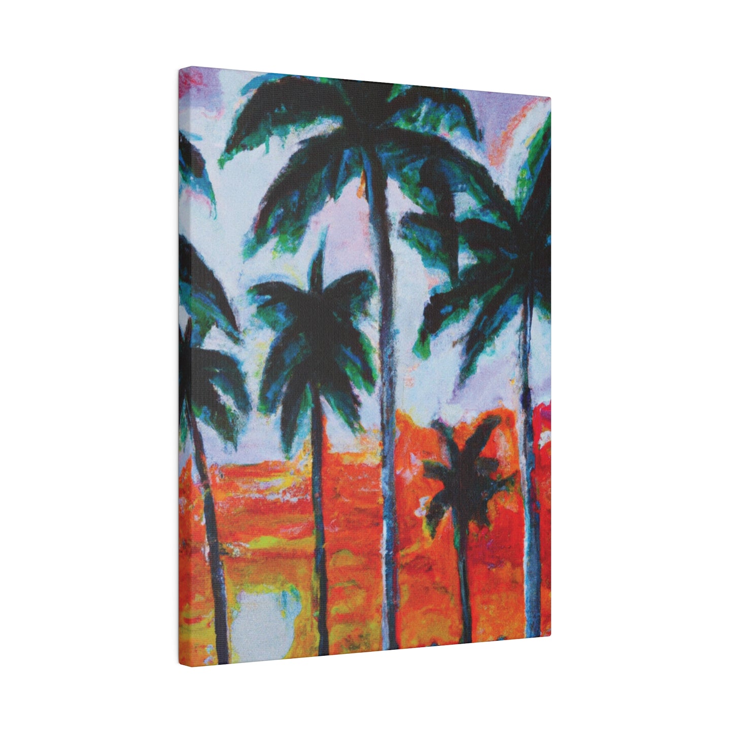 5398G - Miami Beach Sunset Painting Print | Miami | Beach | Sunset | Poster | Home Decor | Wall Art | Canvas