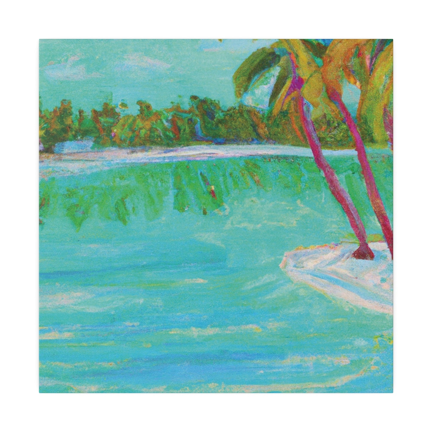 5181Z - Bahamas Ocean Painting Print | Bahamas | Ocean | Beach | Poster | Home Decor | Wall Art | Canvas