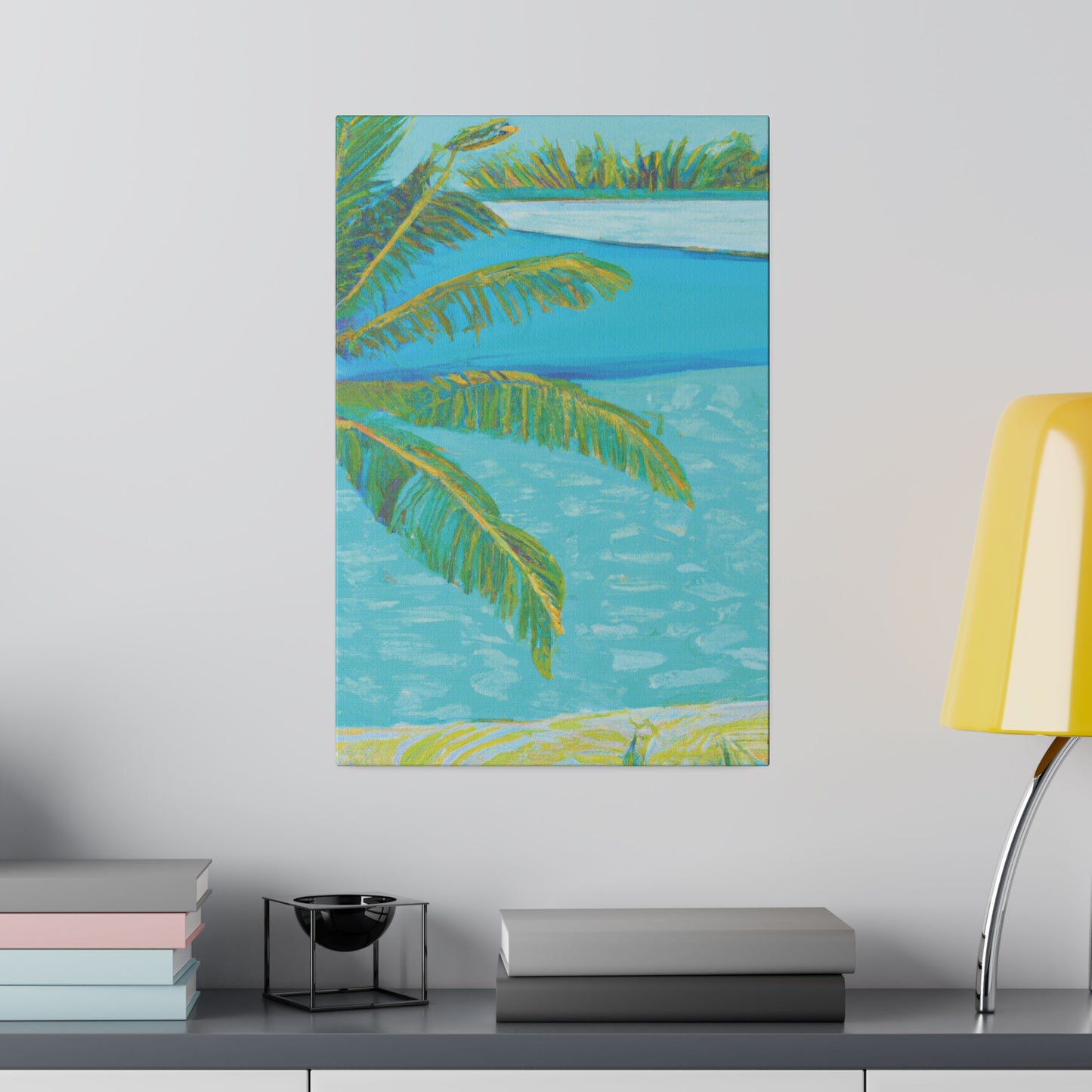 6398H - Bahamas Ocean Painting Print | Bahamas | Ocean | Beach | Poster | Home Decor | Wall Art | Canvas