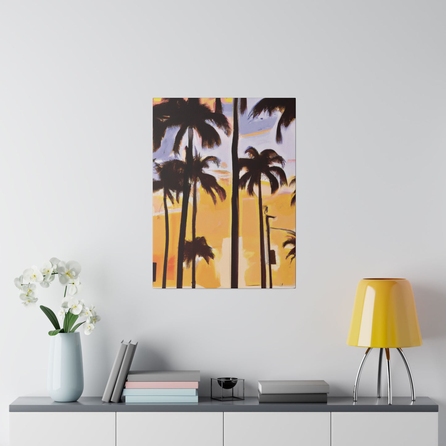 8392O - Miami Beach Sunset Painting Print | Miami | Beach | Sunset | Poster | Home Decor | Wall Art | Canvas