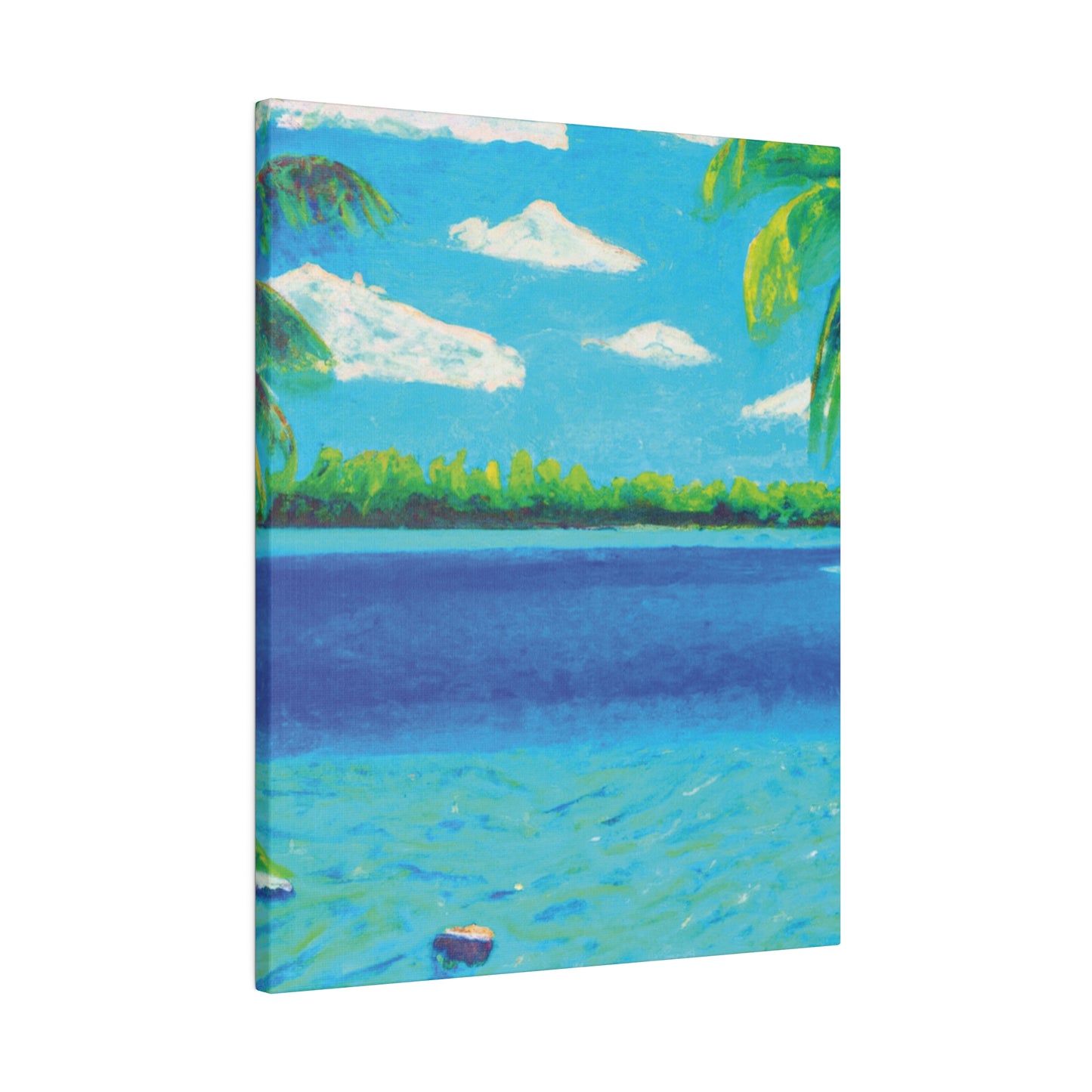 4513K - Bahamas Ocean Painting Print | Bahamas | Ocean | Beach | Poster | Home Decor | Wall Art | Canvas