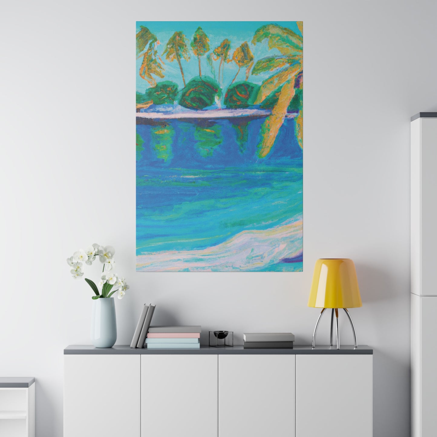8975V - Bahamas Ocean Painting Print | Bahamas | Ocean | Beach | Poster | Home Decor | Wall Art | Canvas
