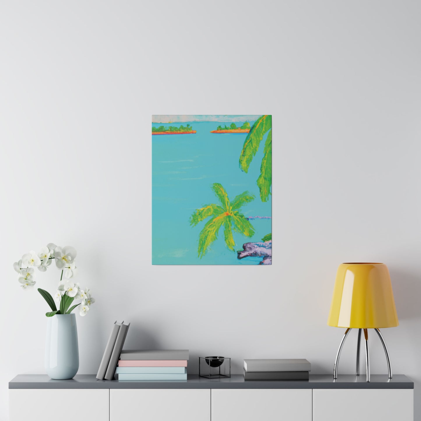 8932V - Bahamas Ocean Painting Print | Bahamas | Ocean | Beach | Poster | Home Decor | Wall Art | Canvas