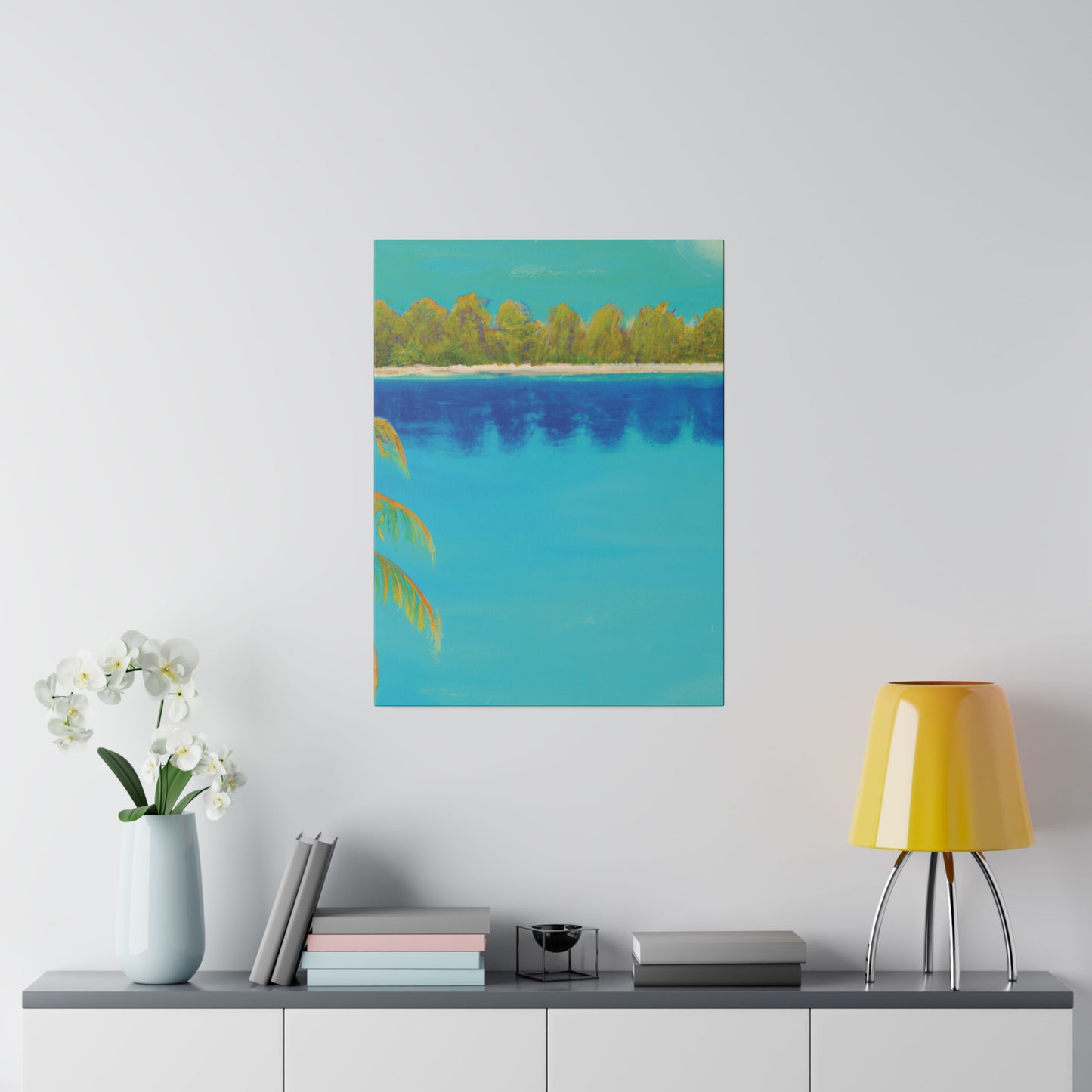 9134K - Bahamas Ocean Painting Print | Bahamas | Ocean | Beach | Poster | Home Decor | Wall Art | Canvas