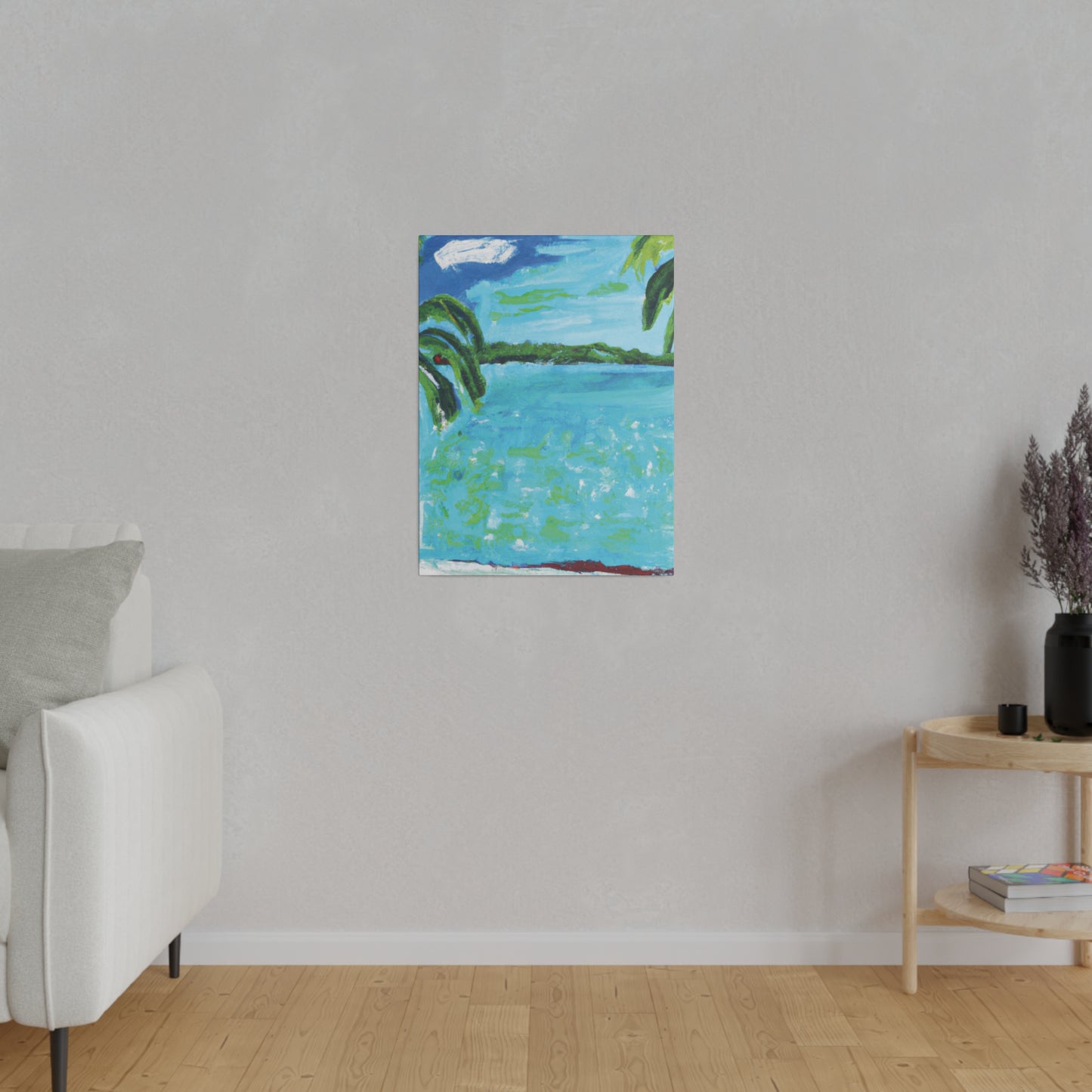 2143W - Bahamas Ocean Painting Print | Bahamas | Ocean | Beach | Poster | Home Decor | Wall Art | Canvas