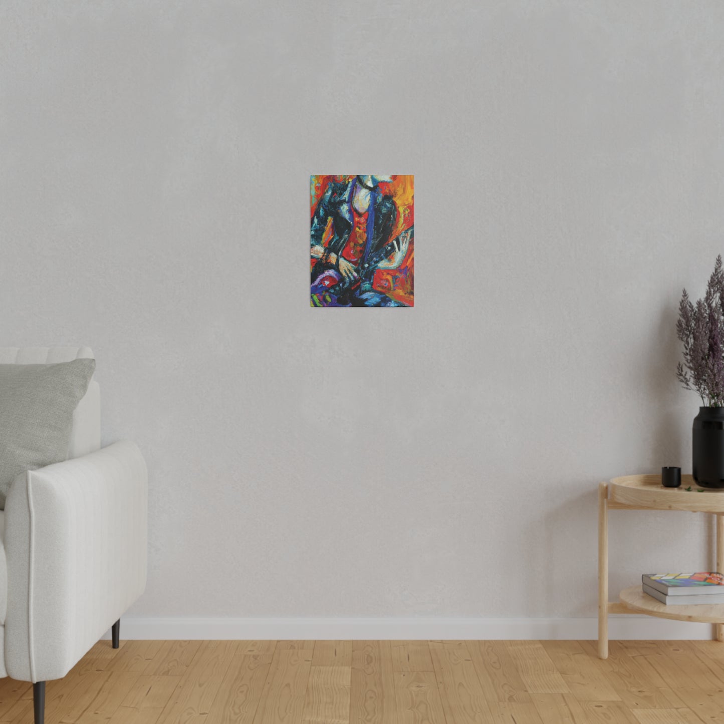 7348F - Rockstar Oil Painting Style Print | Poster | Home Decor | Wall Art | Music Art | Canvas