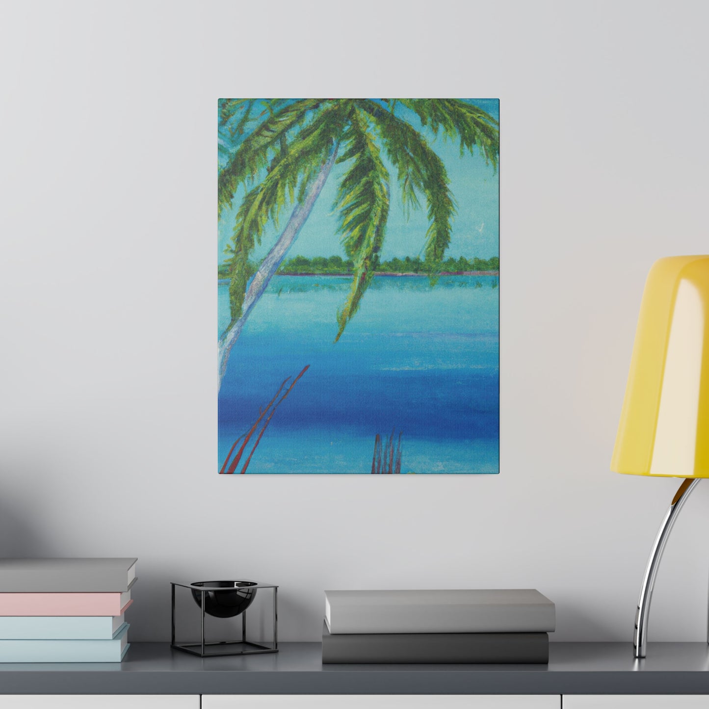 6874M - Bahamas Ocean Painting Print | Bahamas | Ocean | Beach | Poster | Home Decor | Wall Art | Canvas