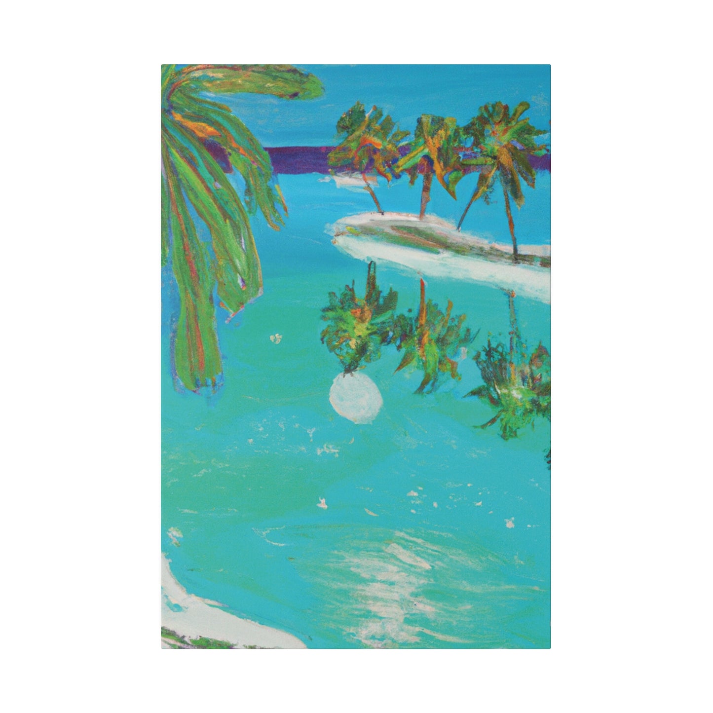 9652Q - Bahamas Ocean Painting Print | Bahamas | Ocean | Beach | Poster | Home Decor | Wall Art | Canvas