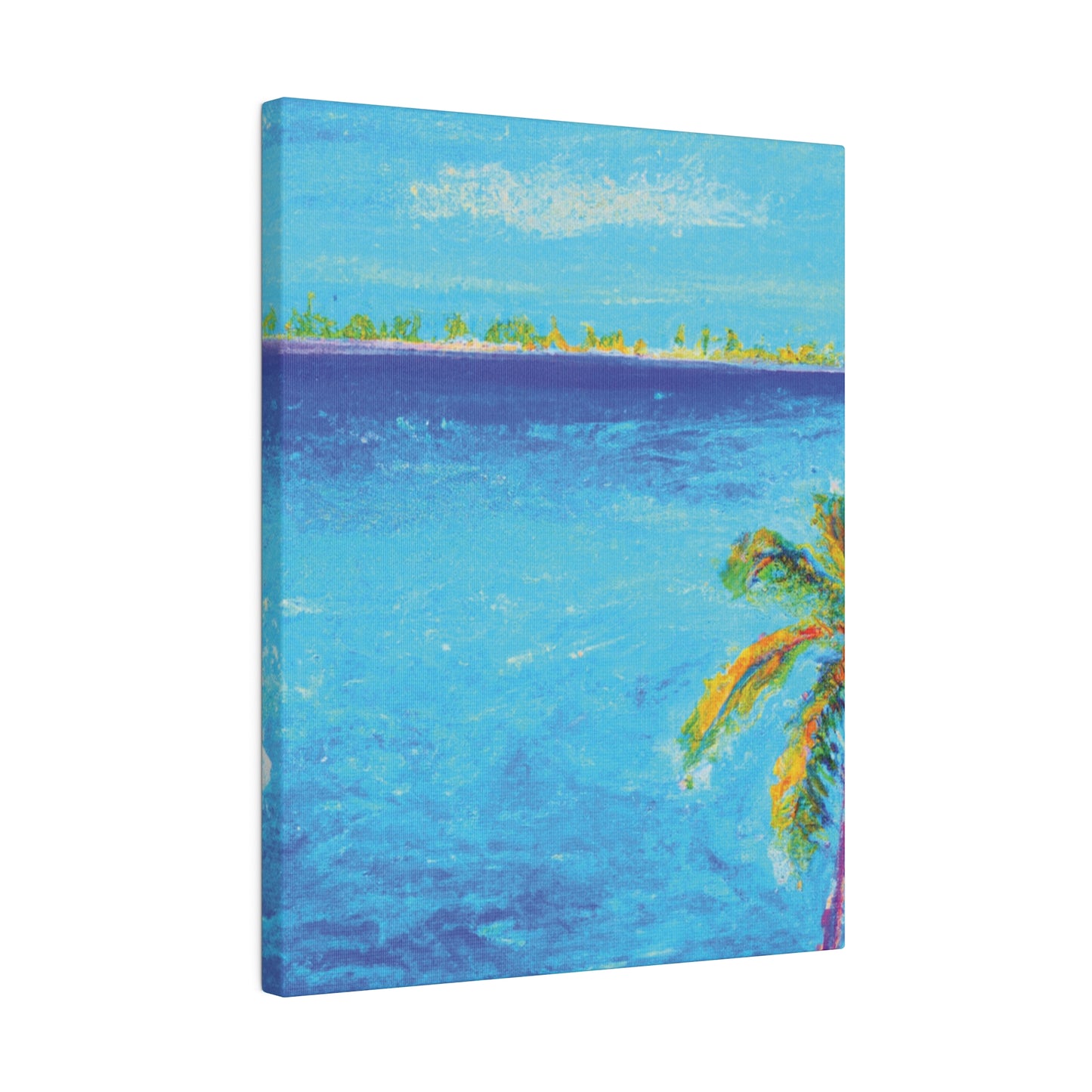 7666Q - Bahamas Ocean Painting Print | Bahamas | Ocean | Beach | Poster | Home Decor | Wall Art | Canvas