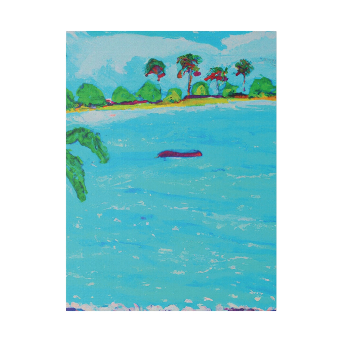 7481H - Bahamas Ocean Painting Print | Bahamas | Ocean | Beach | Poster | Home Decor | Wall Art | Canvas