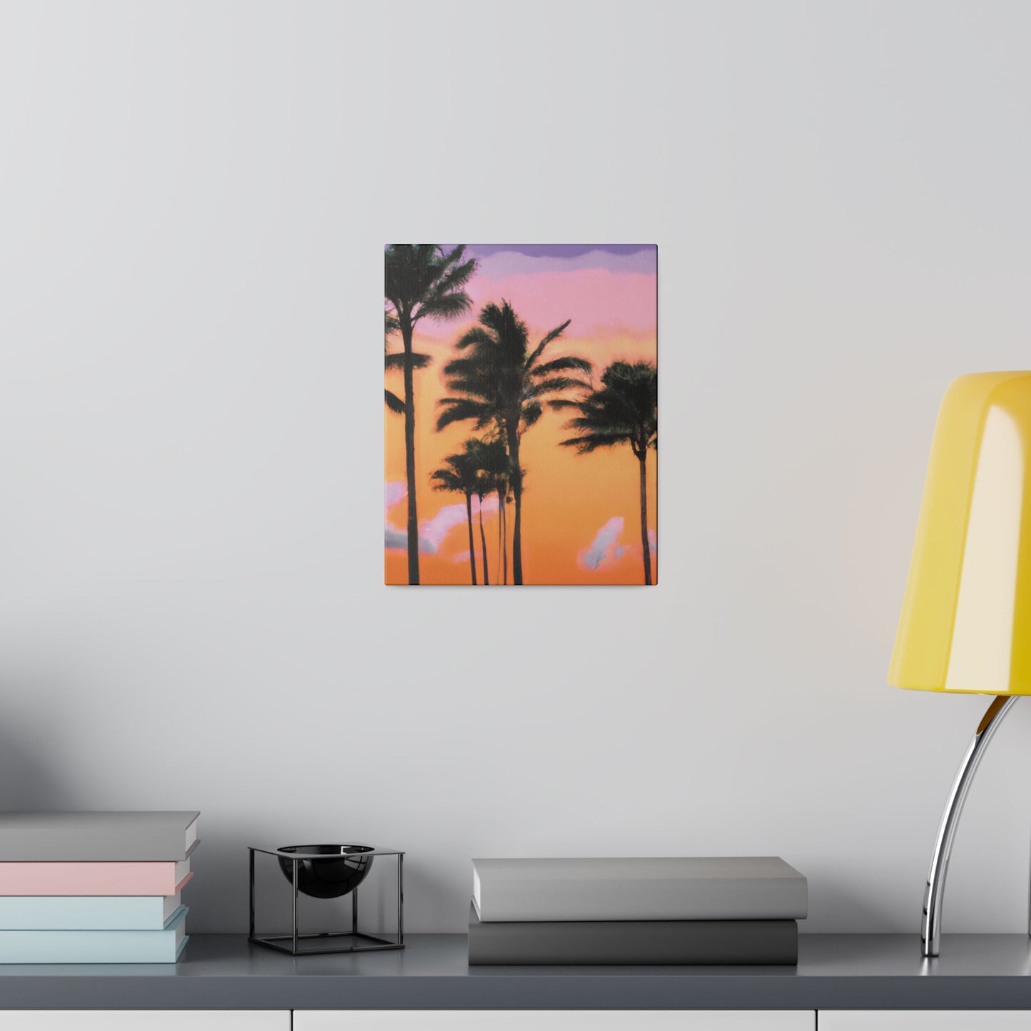 4126T - Miami Beach Sunset Painting Print | Miami | Beach | Sunset | Poster | Home Decor | Wall Art | Canvas