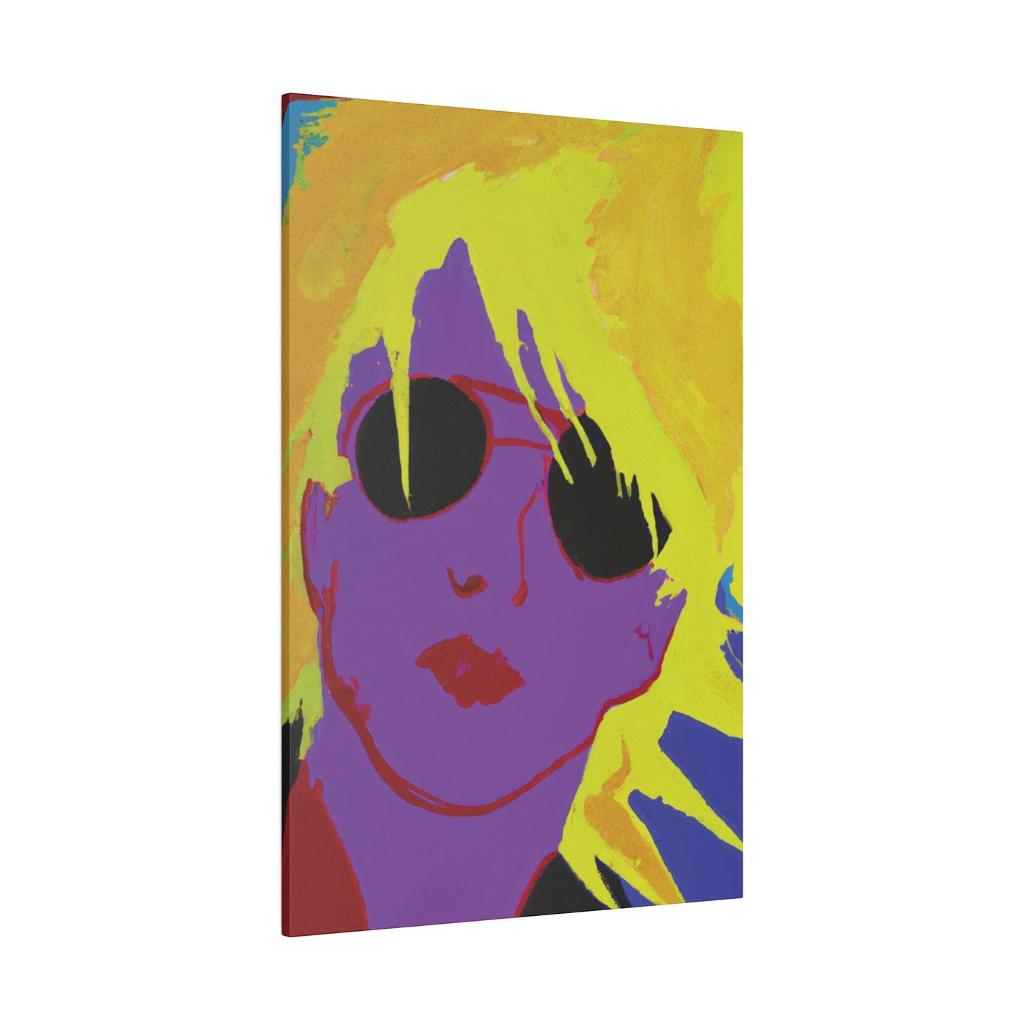3022A - Rockstar Painting Print | Face | Abstract | Poster | Home Decor | Wall Art | Music Art | Canvas