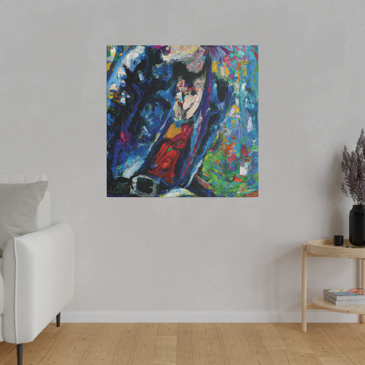 4672G - Rockstar Oil Painting Style Print | Poster | Home Decor | Wall Art | Music Art | Canvas