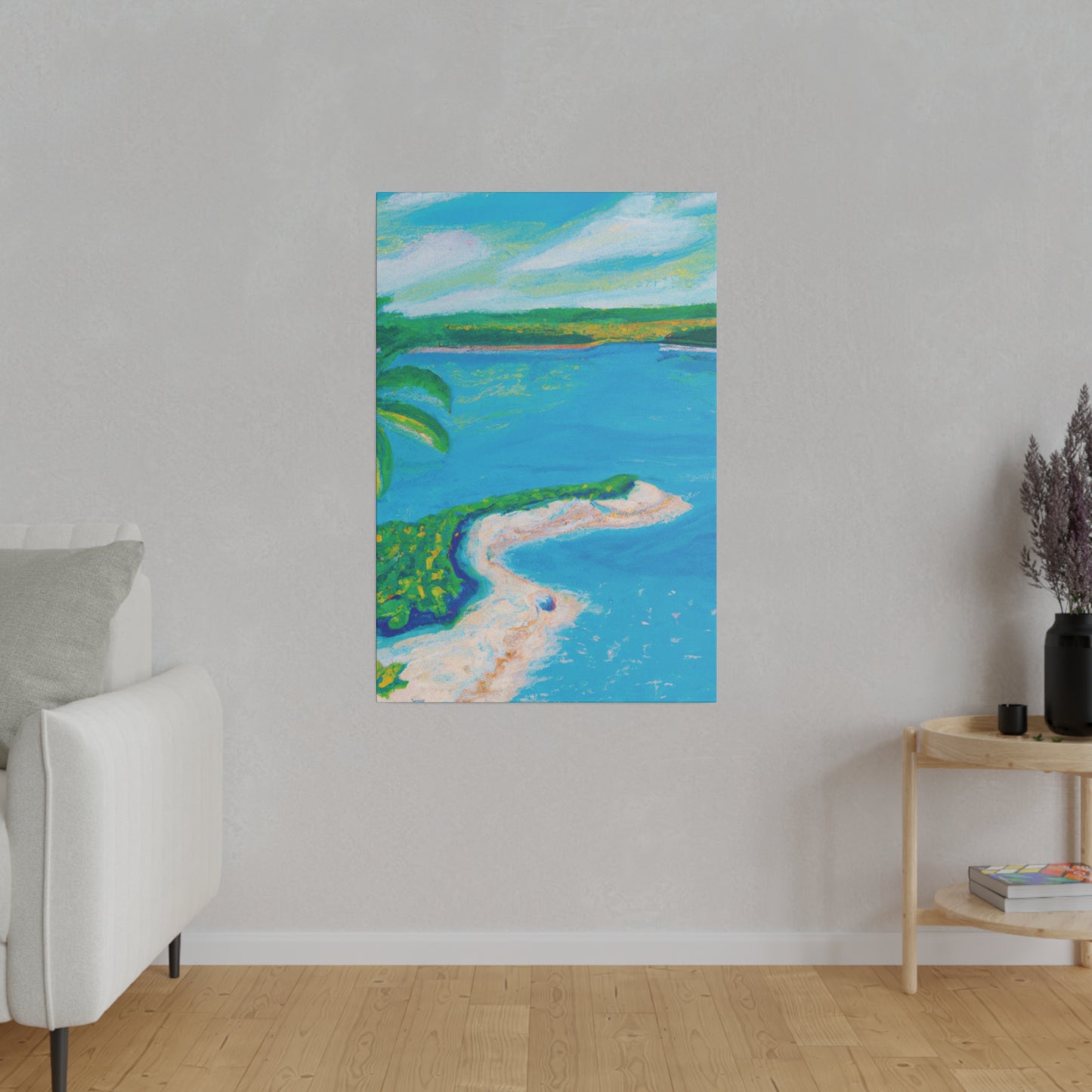 4895I - Bahamas Ocean Painting Print | Bahamas | Ocean | Beach | Poster | Home Decor | Wall Art | Canvas