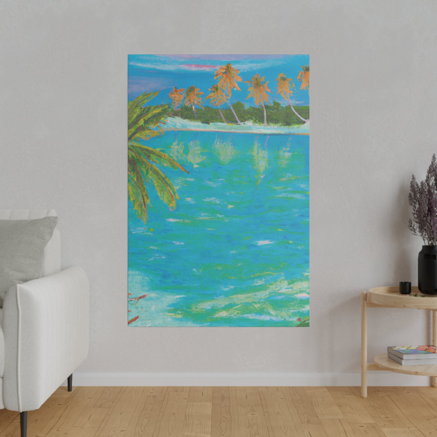 1767P - Bahamas Ocean Painting Print | Bahamas | Ocean | Beach | Poster | Home Decor | Wall Art | Canvas