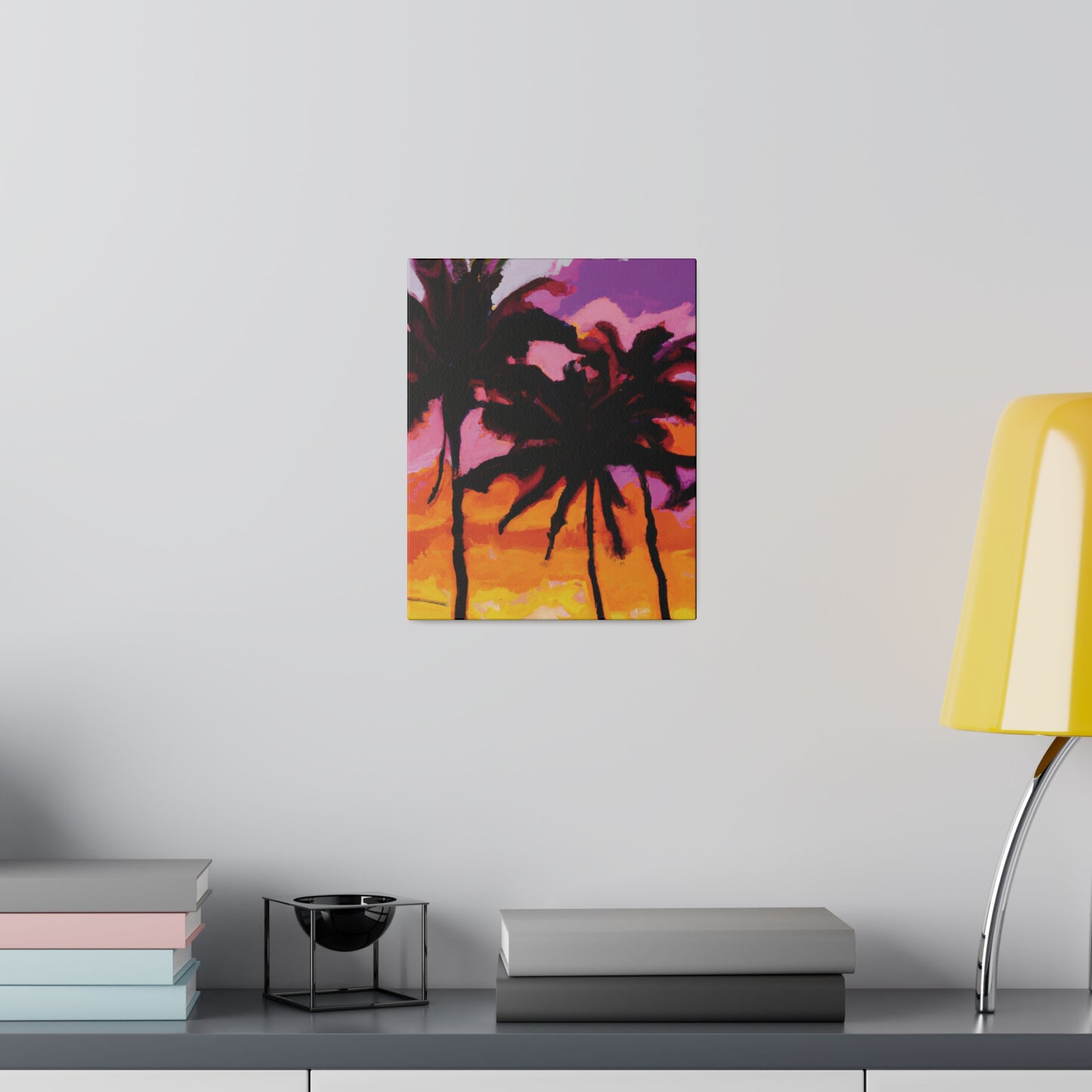 8367T - Miami Beach Sunset Painting Print | Miami | Beach | Sunset | Poster | Home Decor | Wall Art | Canvas