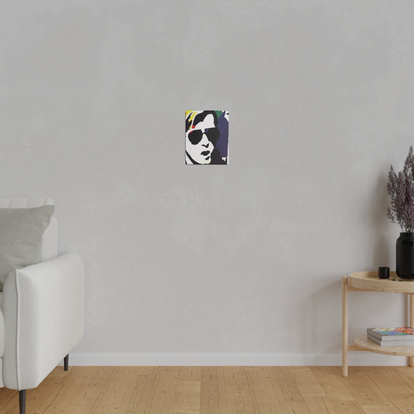 3723C - Rockstar Painting Print | Face | Abstract | Poster | Home Decor | Wall Art | Music Art | Canvas