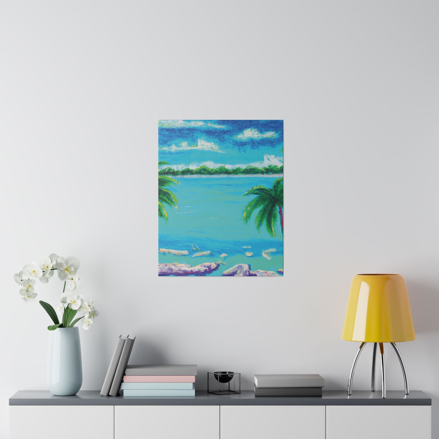 9293Y - Bahamas Ocean Painting Print | Bahamas | Ocean | Beach | Poster | Home Decor | Wall Art | Canvas