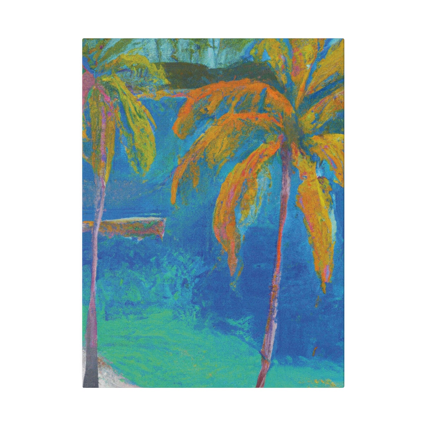 5481T - Bahamas Ocean Painting Print | Bahamas | Ocean | Beach | Poster | Home Decor | Wall Art | Canvas