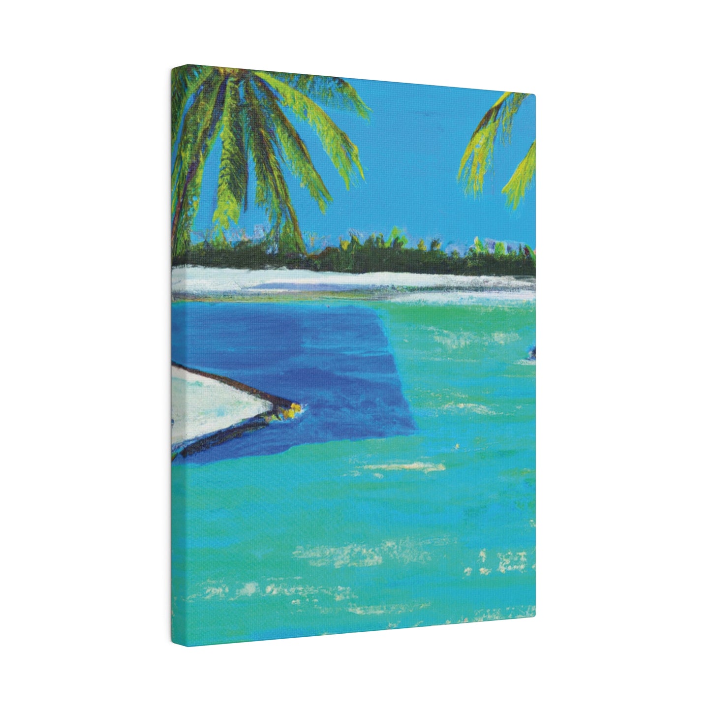 9761V - Bahamas Ocean Painting Print | Bahamas | Ocean | Beach | Poster | Home Decor | Wall Art | Canvas