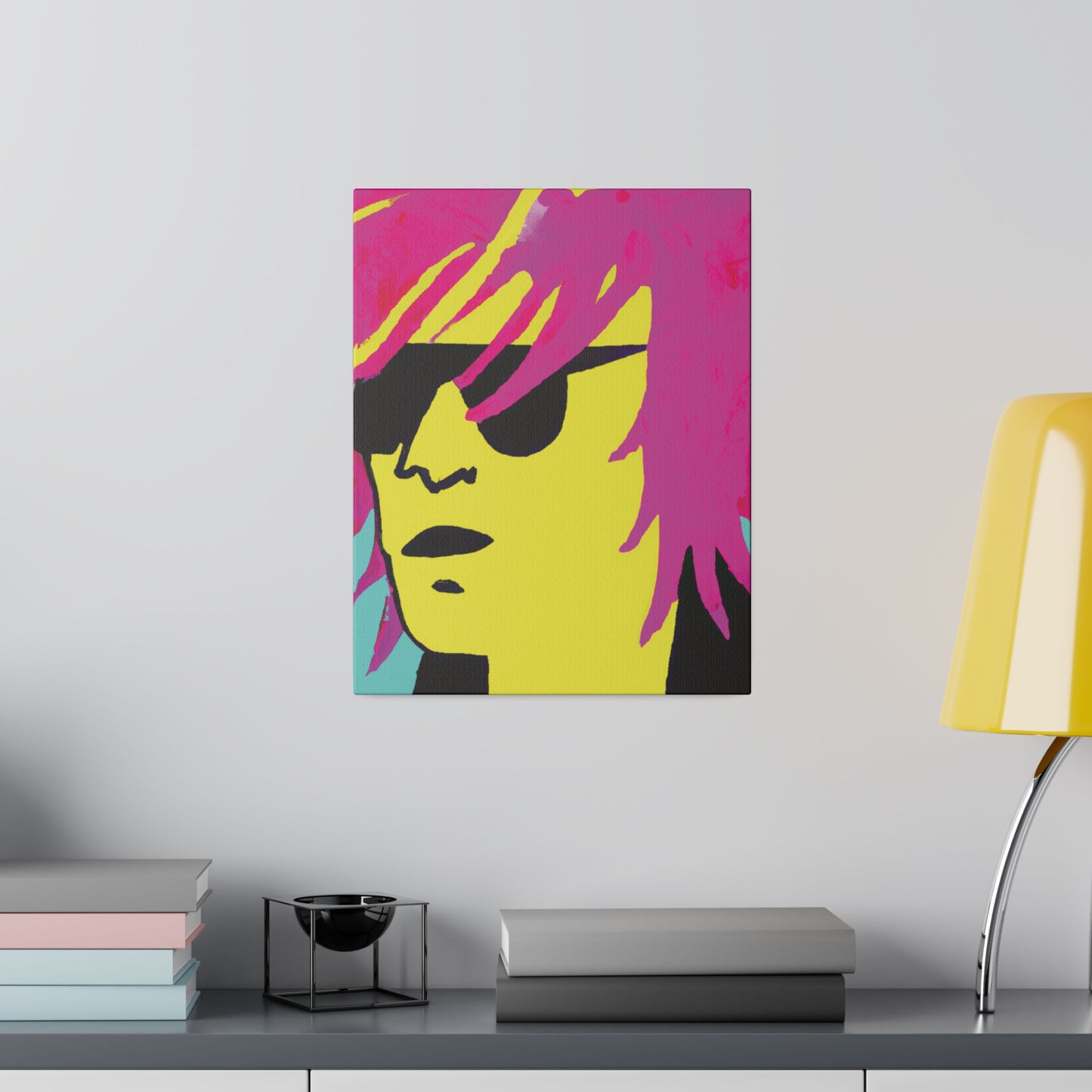 7462L - Rockstar Painting Print | Face | Abstract | Poster | Home Decor | Wall Art | Music Art | Canvas