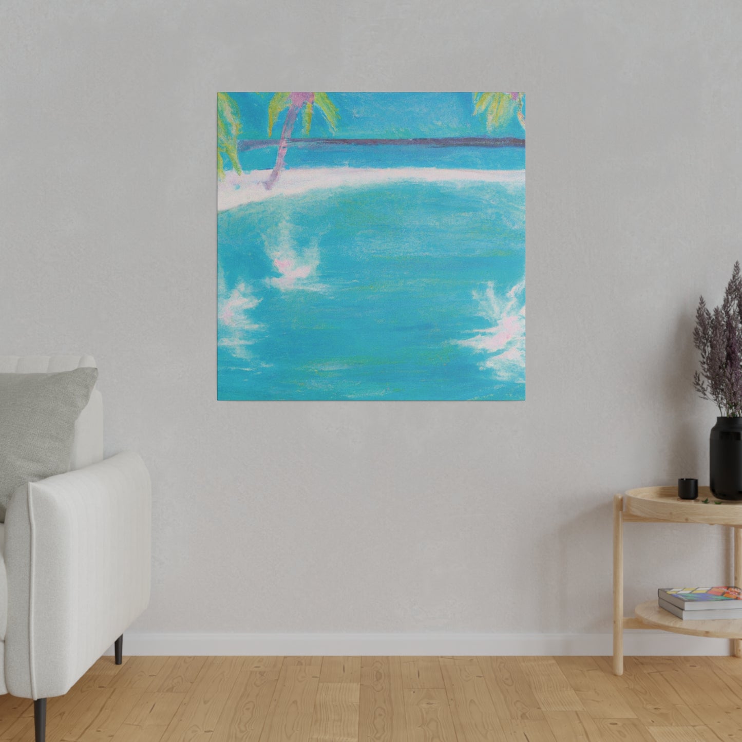 8348G - Bahamas Ocean Painting Print | Bahamas | Ocean | Beach | Poster | Home Decor | Wall Art | Canvas