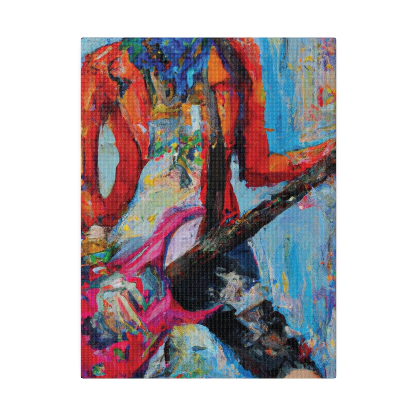 3189X - Rockstar Oil Painting Style Print | Poster | Home Decor | Wall Art | Music Art | Canvas