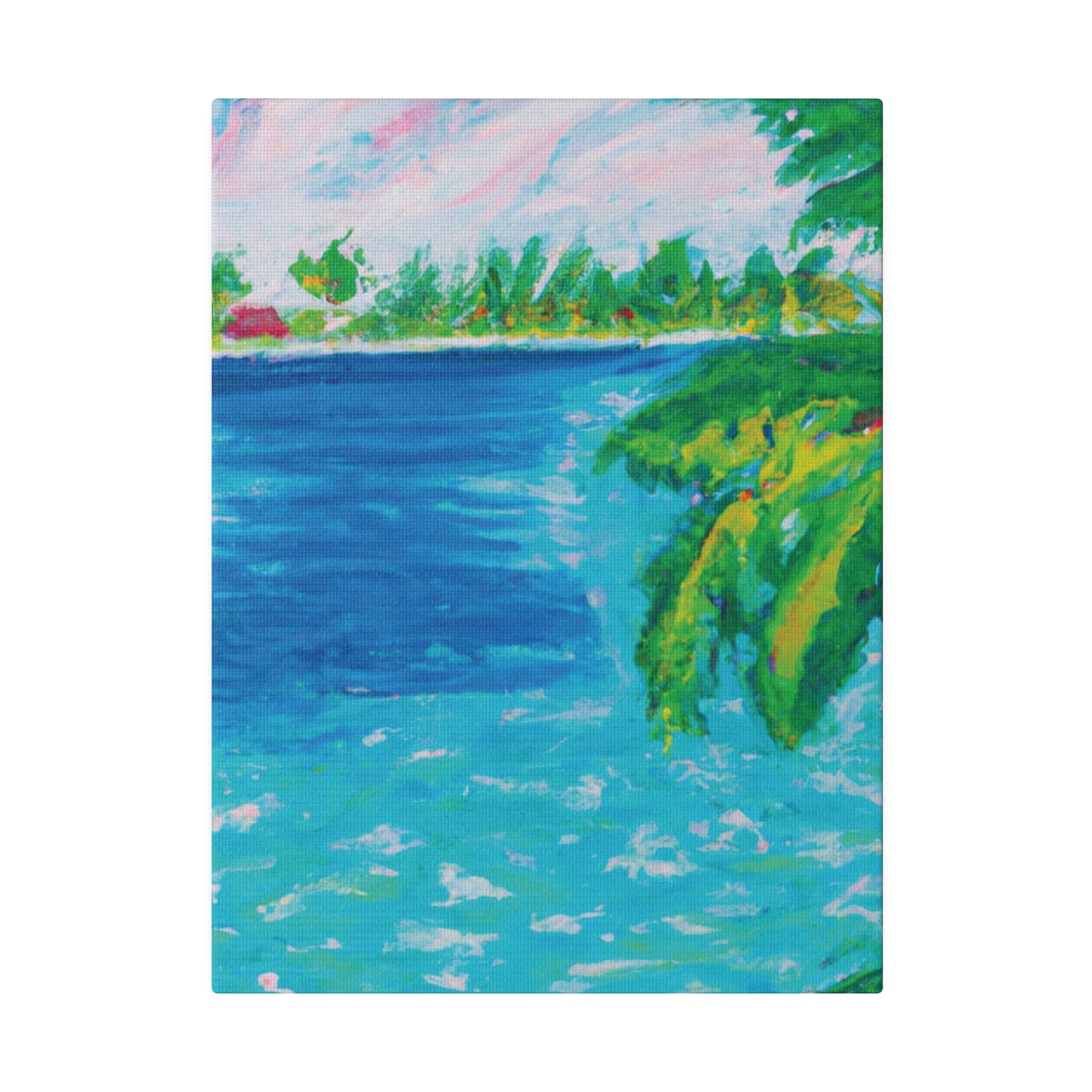 3265X - Bahamas Ocean Painting Print | Bahamas | Ocean | Beach | Poster | Home Decor | Wall Art | Canvas