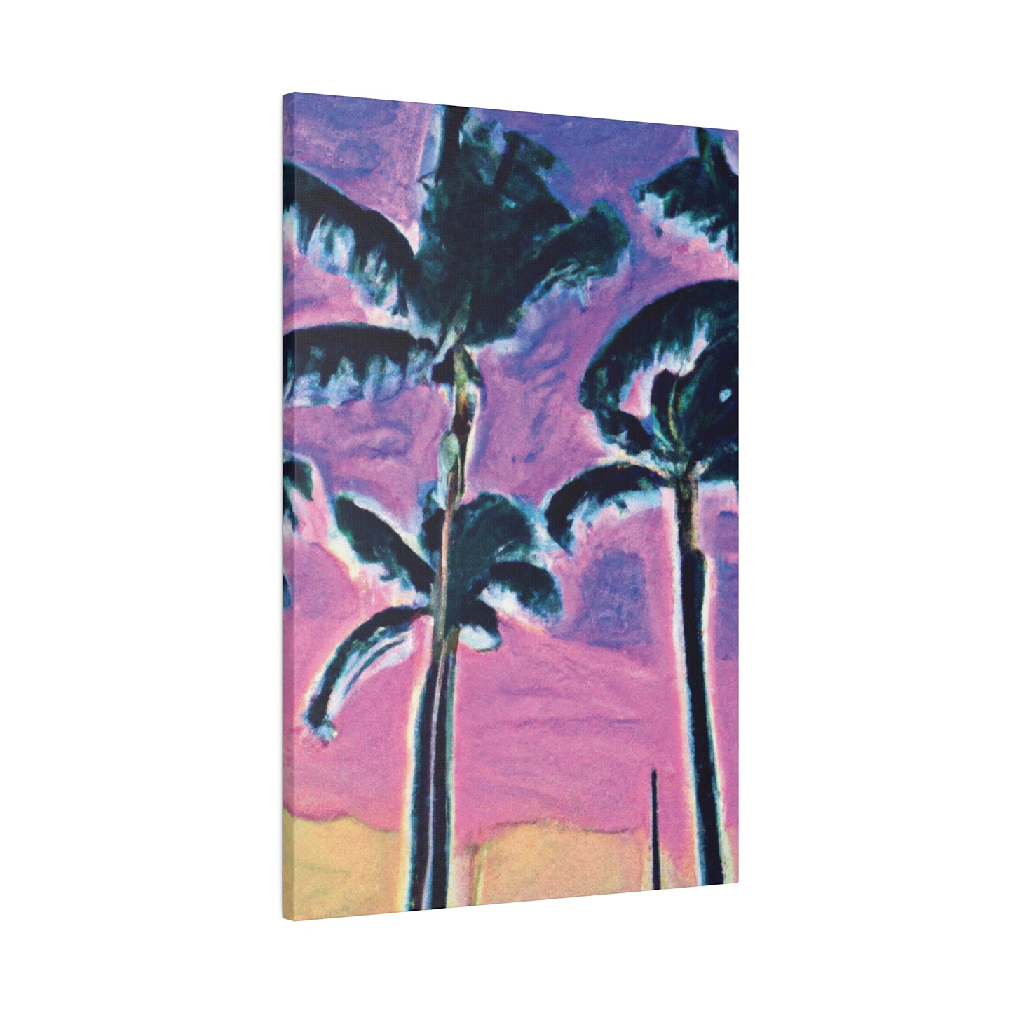 5697K - Miami Beach Sunset Painting Print | Miami | Beach | Sunset | Poster | Home Decor | Wall Art | Canvas