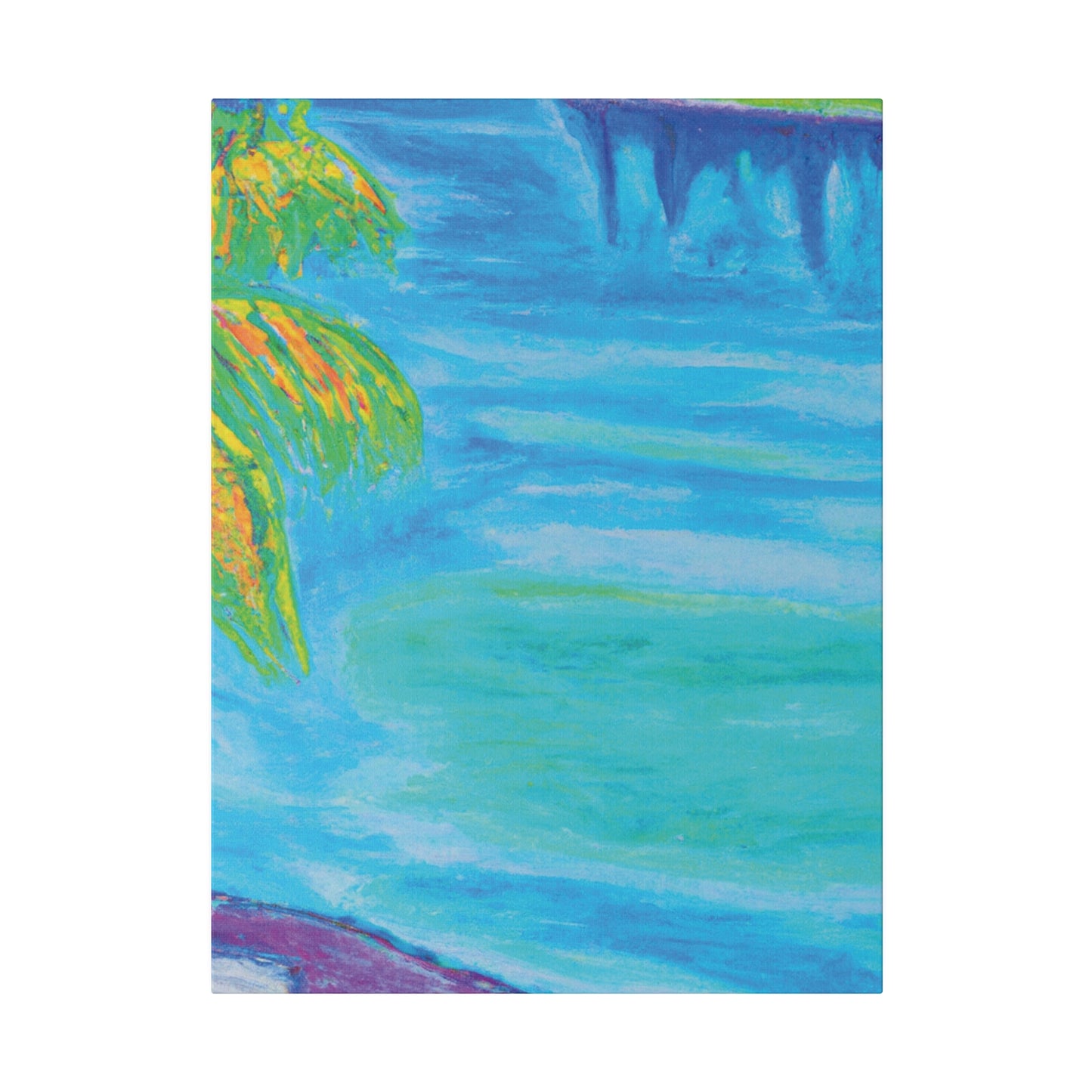 3842G - Bahamas Ocean Painting Print | Bahamas | Ocean | Beach | Poster | Home Decor | Wall Art | Canvas