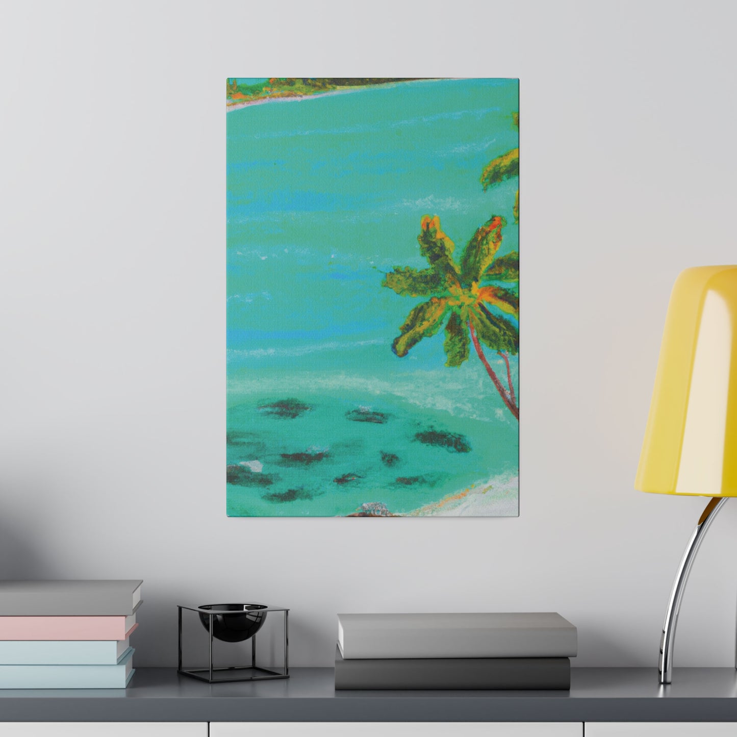 1417P - Bahamas Ocean Painting Print | Bahamas | Ocean | Beach | Poster | Home Decor | Wall Art | Canvas