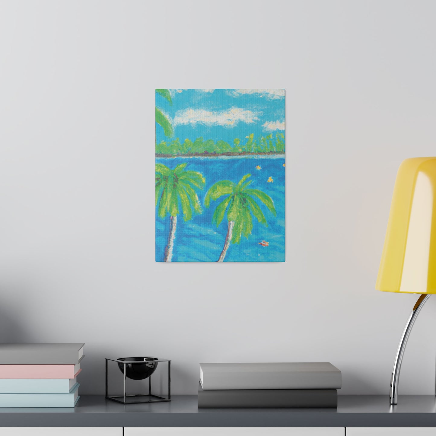 5753V - Bahamas Ocean Painting Print | Bahamas | Ocean | Beach | Poster | Home Decor | Wall Art | Canvas