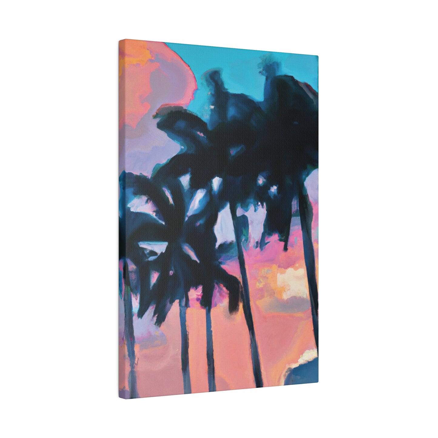 7234X - Miami Beach Sunset Painting Print | Miami | Beach | Sunset | Poster | Home Decor | Wall Art | Canvas